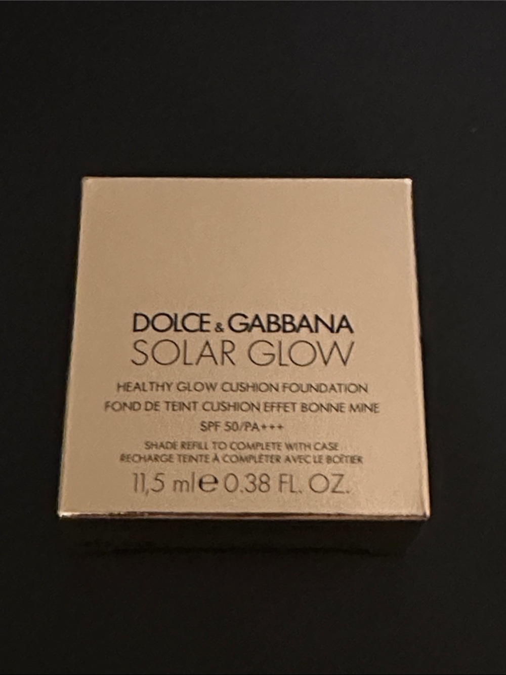 Dolce & Gabbana Solar Glow Cushion Foundation Refill in NUDE - SPF 50